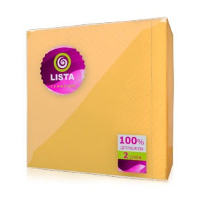 Краснодар — Салфетки «Lista DELUXE» интенсив желтые оптом.